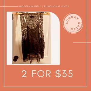 2/$35 TODAY ONLY - Joe’s Jeans Black Lace Tank
